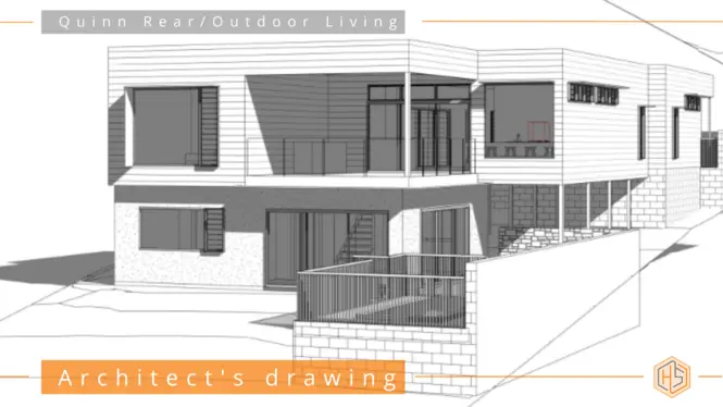 Stunning modern home facade